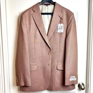 NWT Jos. A. Bank 1905 Collection Blazer Silk/Wool Blend Two Button